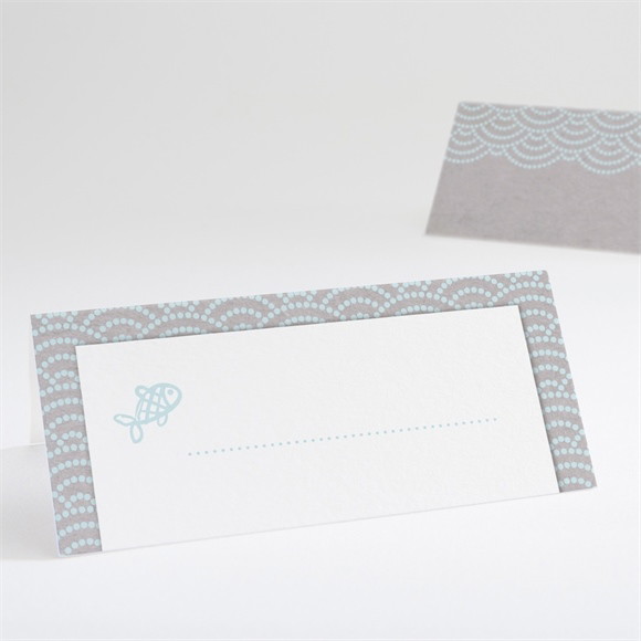 Marque-place baptême Baptême scandinave réf.N440568