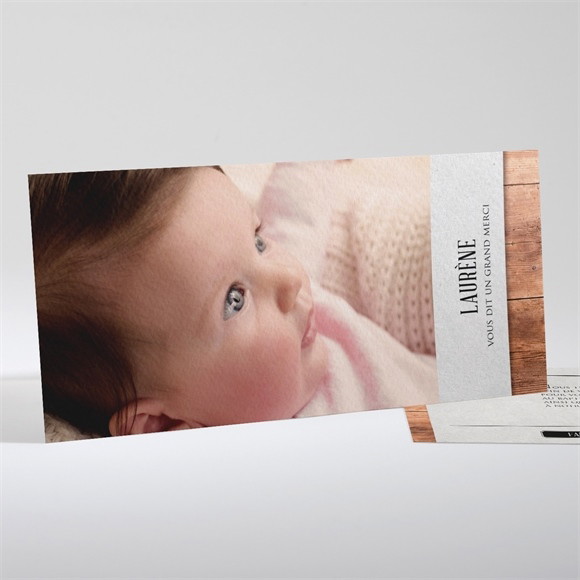 Remerciement baptême Maison du baptême ! réf.N13158