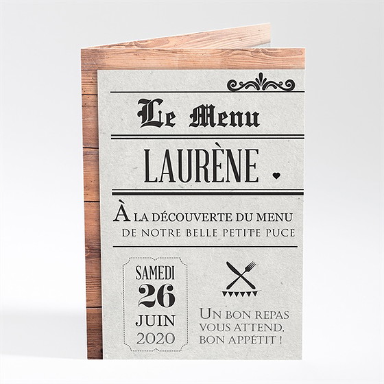 Menu baptême maison du baptême !