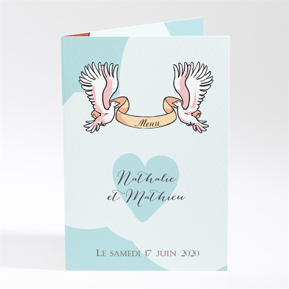 Menu mariage En Montgolfière humour réf.N401688