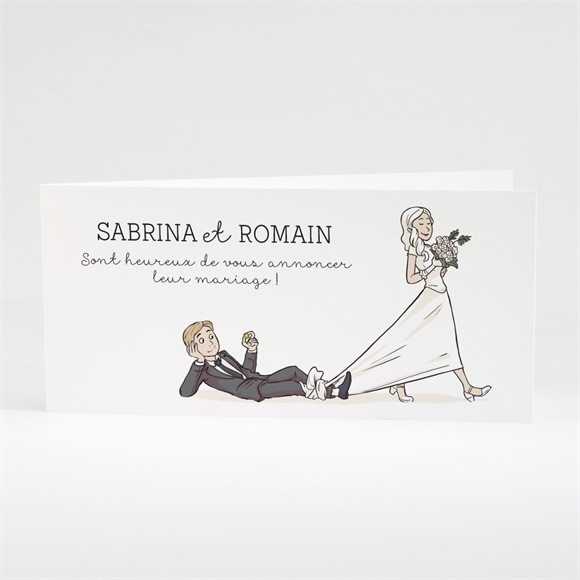 Faire-part mariage Mariage original en humour réf.N43145