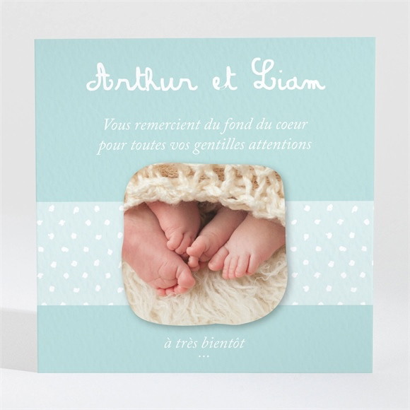 Remerciement naissance Douce poésie réf.N3001127