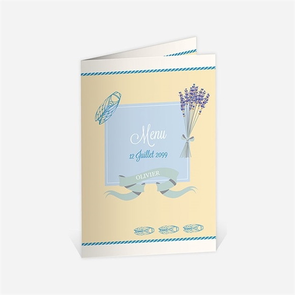 Menu départ à la retraite Cigales et Lavande réf.N401700