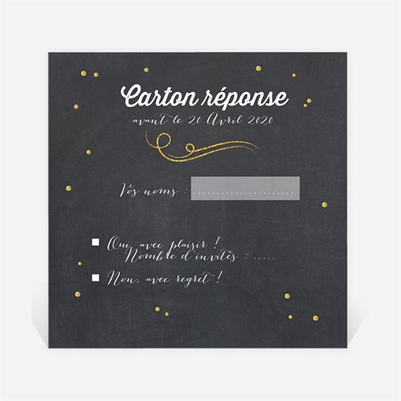 Carton réponse départ à la retraite Trinquons mes amis ! réf.N3001167