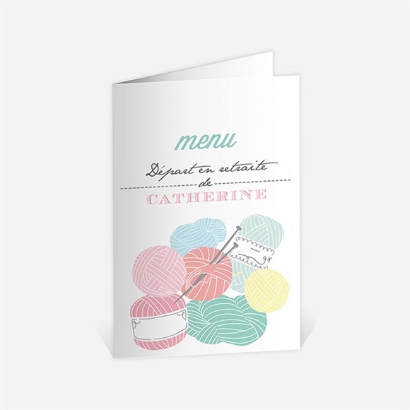 Menu départ à la retraite A vos pelotes! réf.N401706