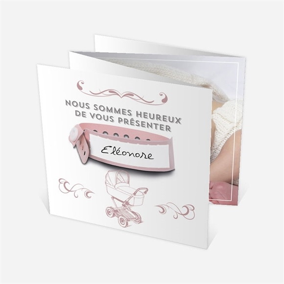 Faire-part naissance Bijou Bracelet enfant fille réf.N83032