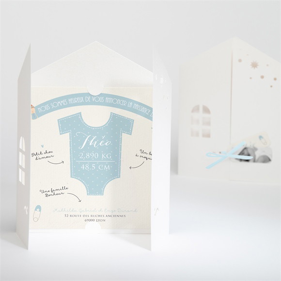 Faire-part naissance Notre petit Trésor réf.N91030