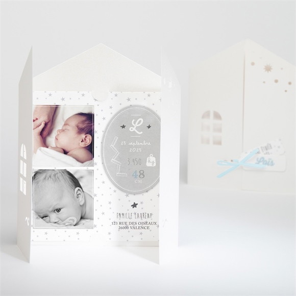 Faire-part naissance Douceur et bonheur réf.N91033