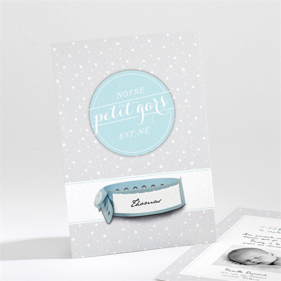 Faire-part naissance Notre Petit Gars réf.N211114