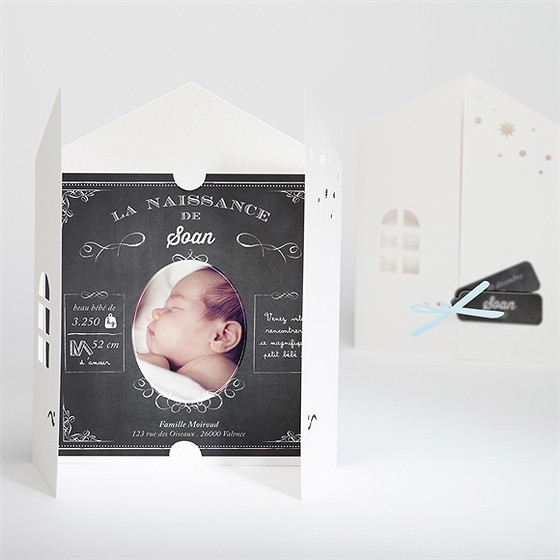 Faire-part naissance tendance et vintage