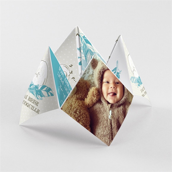 Faire-part naissance J'ai brisé ma coquille réf.N33048