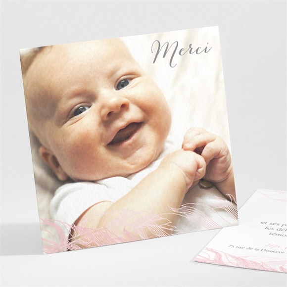 Remerciement naissance Annonce fille originale réf.N30130