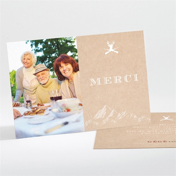 Remerciement départ à la retraite Vive la Chasse! réf.N111151