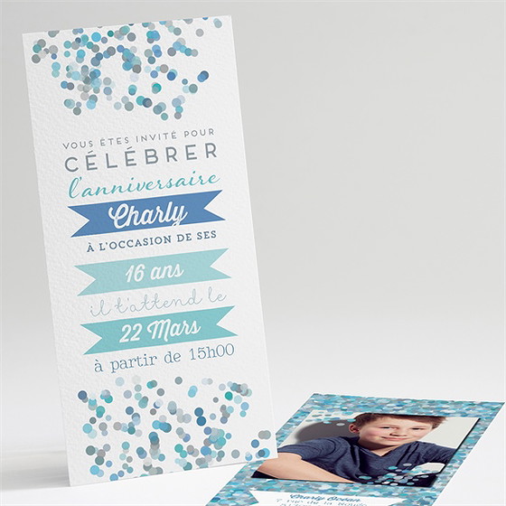 Invitation anniversaire plein de pep's!