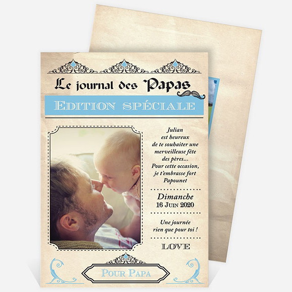 Carte fête des pères réf. N211127 réf.N211127