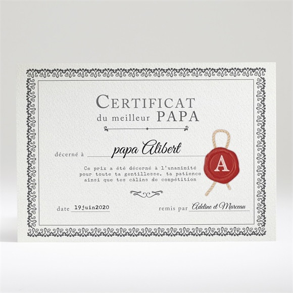 Carte fête des pères réf. N14032 réf.N14032