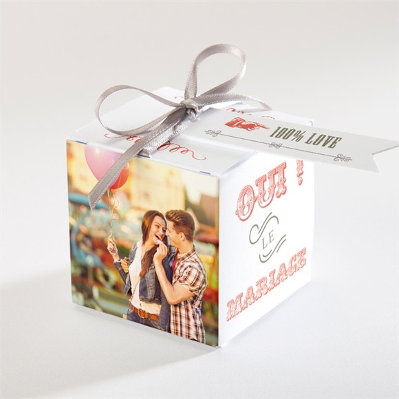 Boîte de dragées mariage Vintage & original réf.N34002