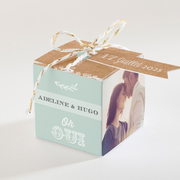 Boîte de dragées mariage Petite cocotte réf.N34006