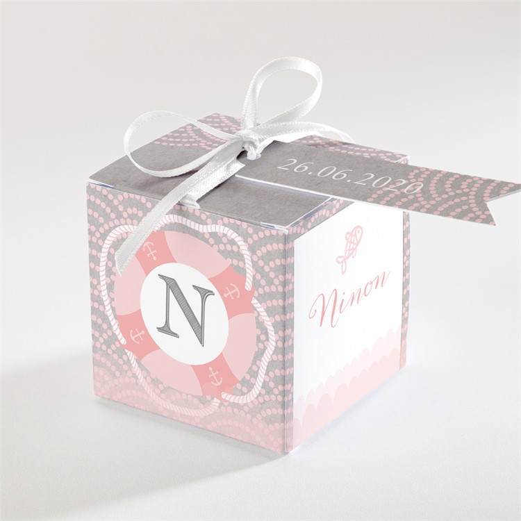 Boîte de dragées baptême Forme originale réf.N34014