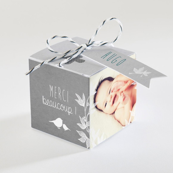 Boîte de dragées baptême Découpe originale réf.N34021