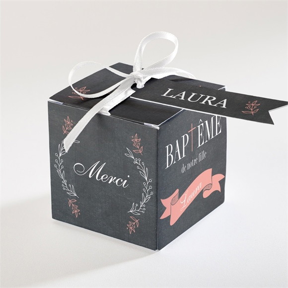 Boîte de dragées baptême Fierté! réf.N34024