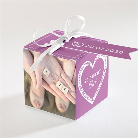 Boîte de dragées mariage réf. N34043 réf.N34043