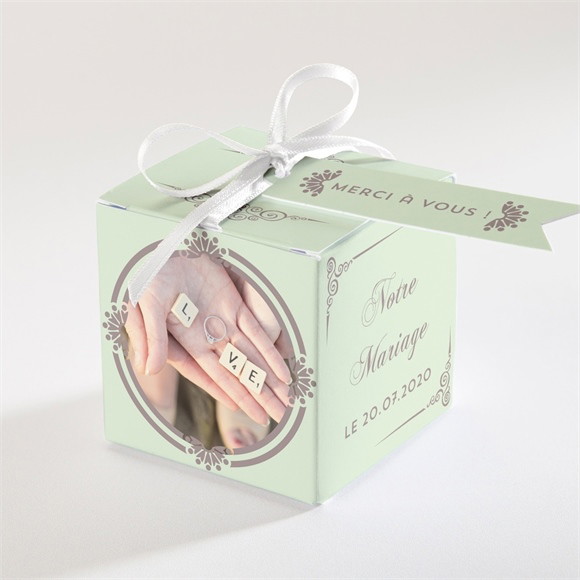 Boîte de dragées mariage réf. N34047 réf.N34047