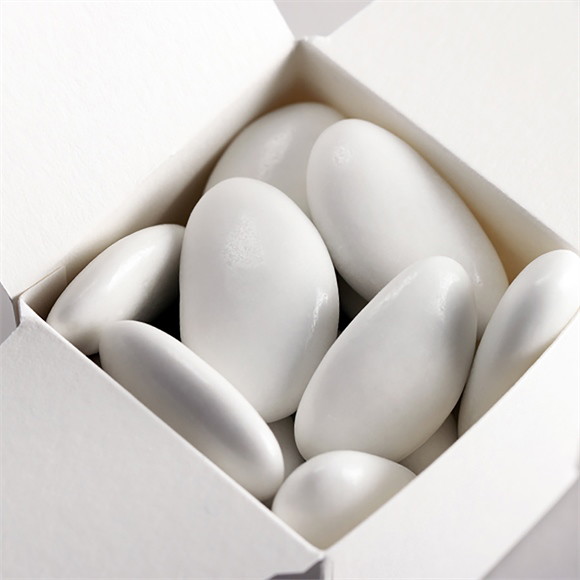 Dragées baptême amande Avola blanche