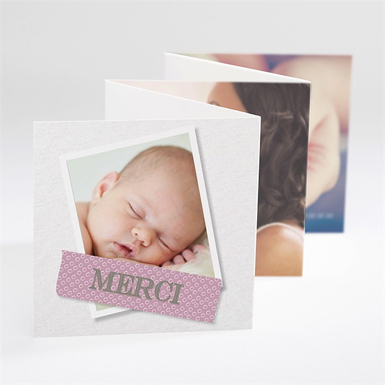 Remerciement baptême scotch délicat