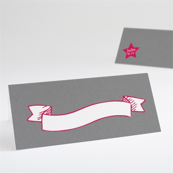 Marque-place baptême Joli cheval à bascule réf.N440591