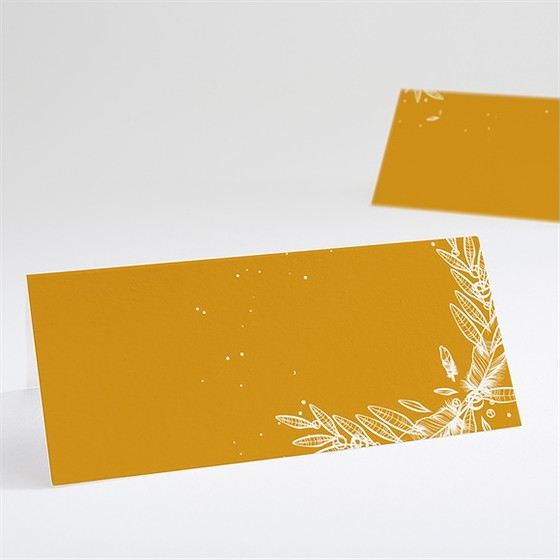 Marque-place mariage photo classique