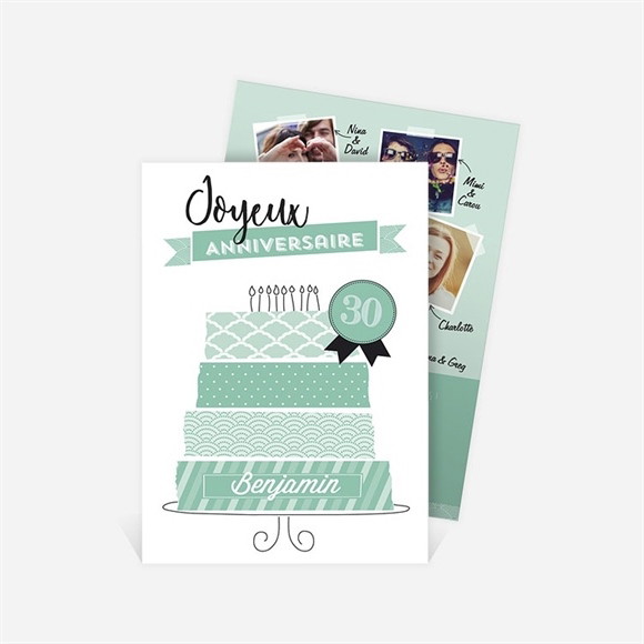 Carte anniversaire réf. N241138 réf.N241138