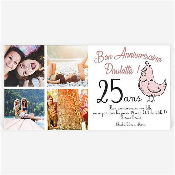 Carte anniversaire réf. n13013