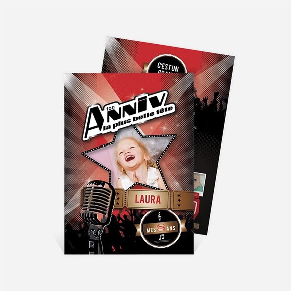 Invitation anniversaire Big Star réf.N241143