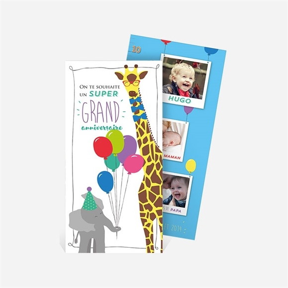 Carte anniversaire réf. N22144 réf.N22144