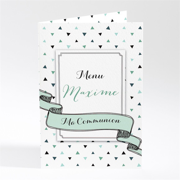 Menu communion Moderne chic réf.N401742