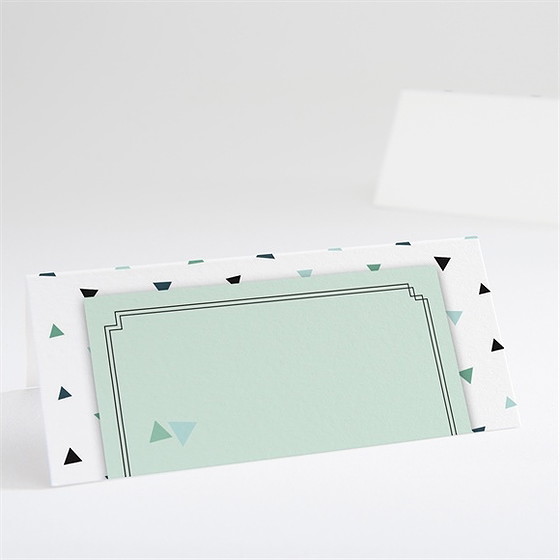 Marque-place communion moderne chic