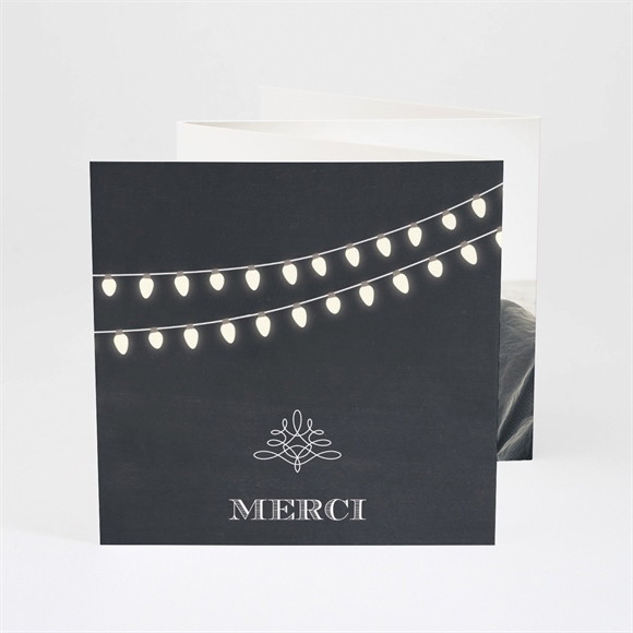 Remerciement mariage Tendance ardoise réf.N83038