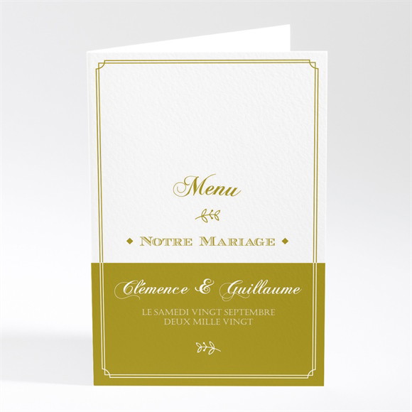 Menu mariage Classique réf.N401750