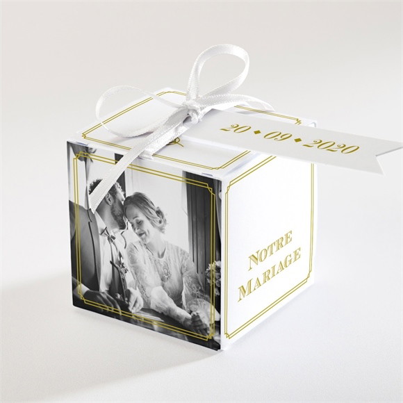 Boîte de dragées mariage Classique réf.N34054