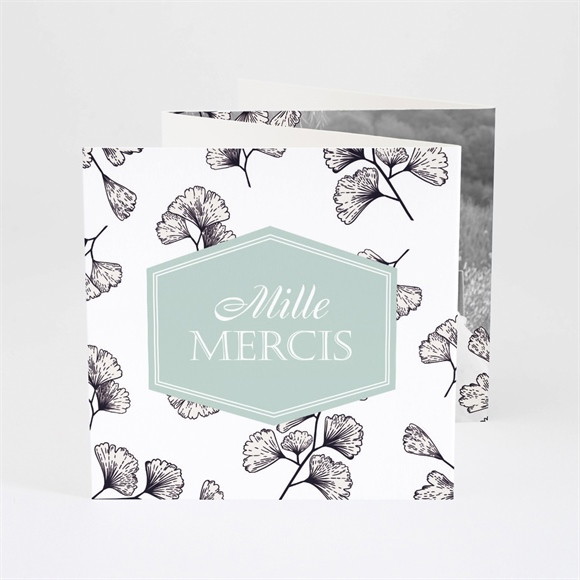 Remerciement mariage Univers retro réf.N83043