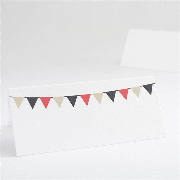 Marque-place mariage Fanions de Bal réf.N440615