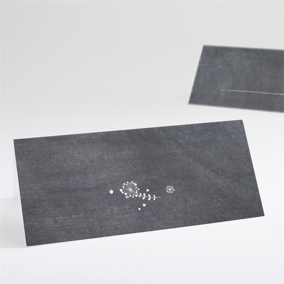 Marque-place mariage Champêtre sur ardoise réf.N440617