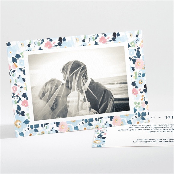 Remerciement mariage Liberty chic réf.N111172