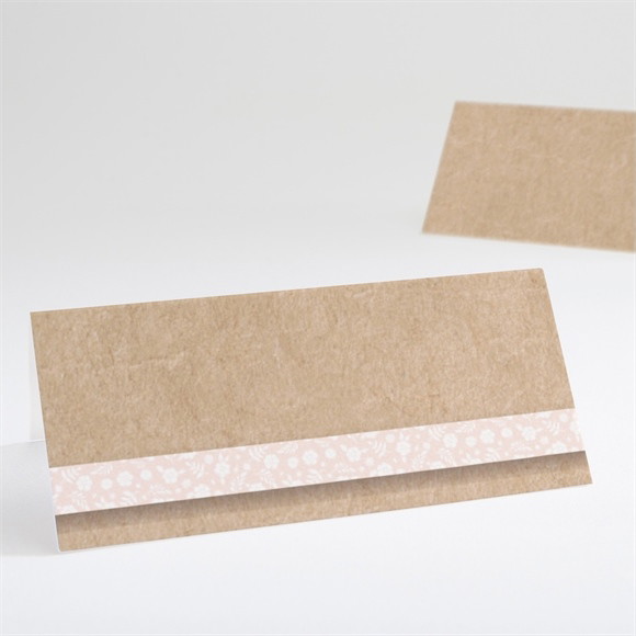 Marque-place mariage Kraft multi photos réf.N440624