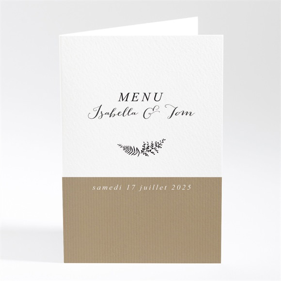 Menu mariage Amour toujours réf.N401767