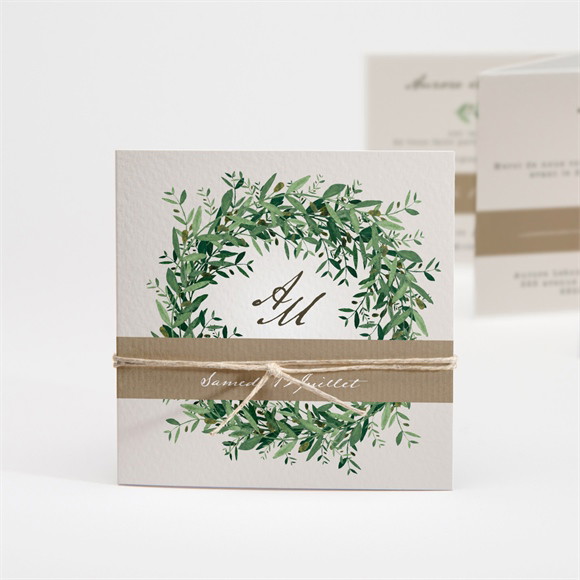 Faire-part mariage Ronde de bonheur réf.N83049