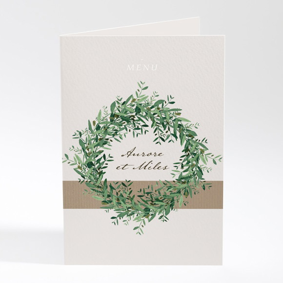 Menu mariage Ronde de bonheur réf.N401769