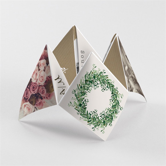 Remerciement mariage Ronde de bonheur réf.N33054