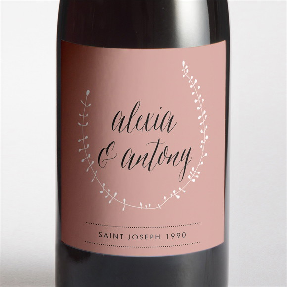 Etiquette de bouteille mariage Célébration d'amour réf.N3001314